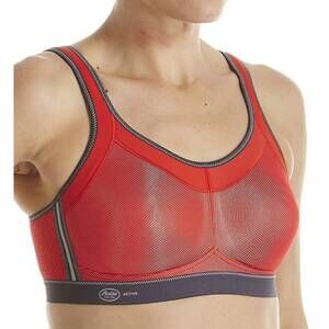 NEW ANITA high impact momentum no wire sport bra in red